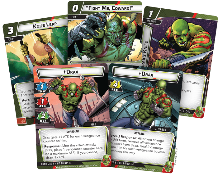 Marvel Champions The Card Game - Drax Hero Pack