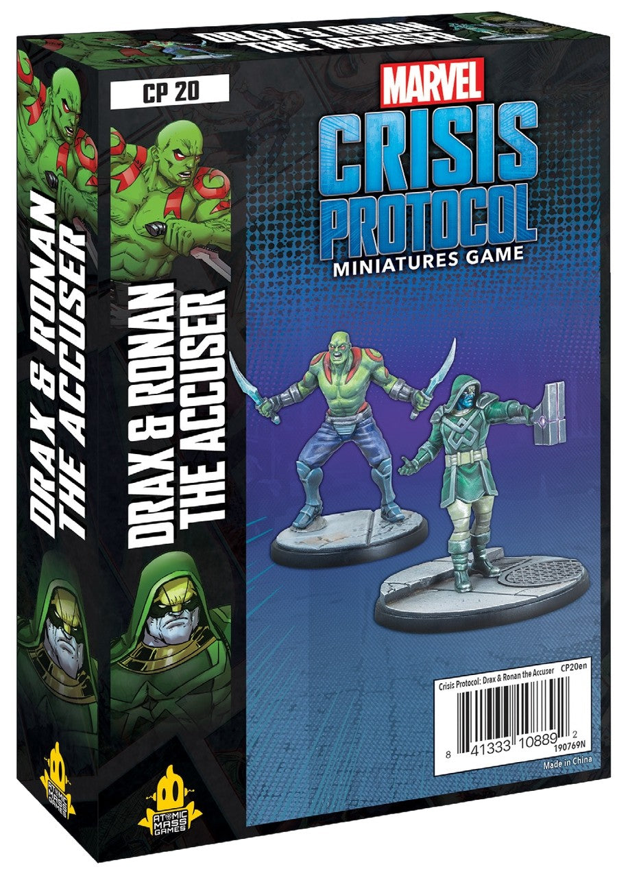 Marvel Crisis Protocol Miniatures Game Drax And Ronan The Accuser Character Pack