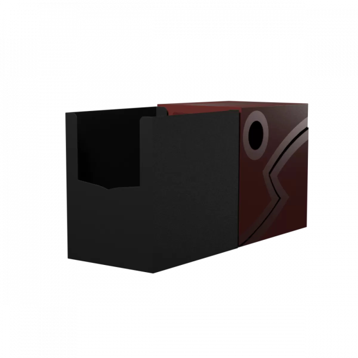 Dragon Shield - Deck Box Revised Double Shell - Blood Red/Black