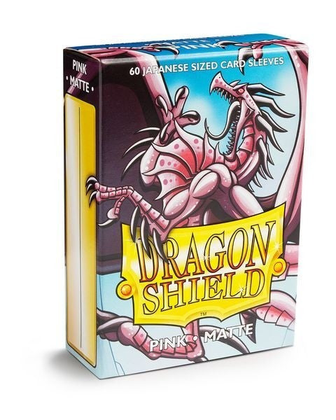 Dragon Shield - Sleeves Pink Matte- Japanese Size (60)