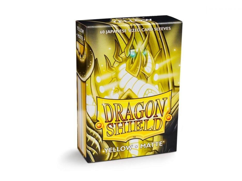 Sleeves Dragon Shield Box 60 Yellow Matte - Good Games