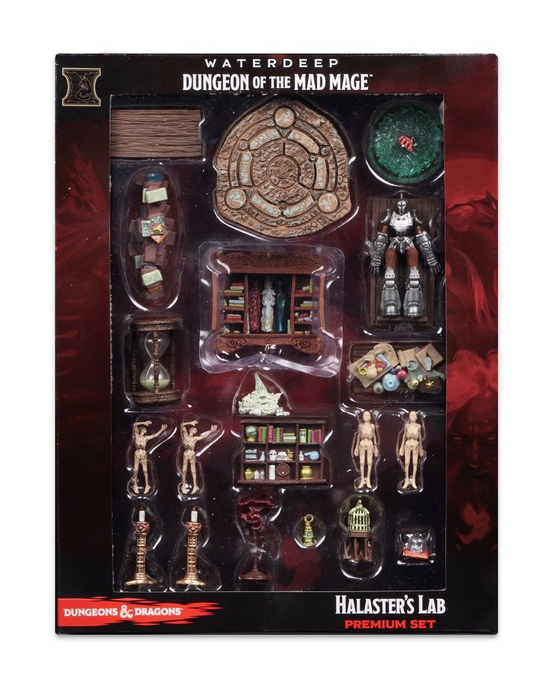 Dungeons &amp; Dragons - Icons Of The Realms Waterdeep Dungeon Of The Mad Mage Halasters Lab Premium Set