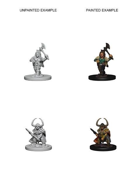 Dungeons and Dragons - Nolzurs Marvelous Unpainted Minis Dwarf Female Barbarian - Good Games
