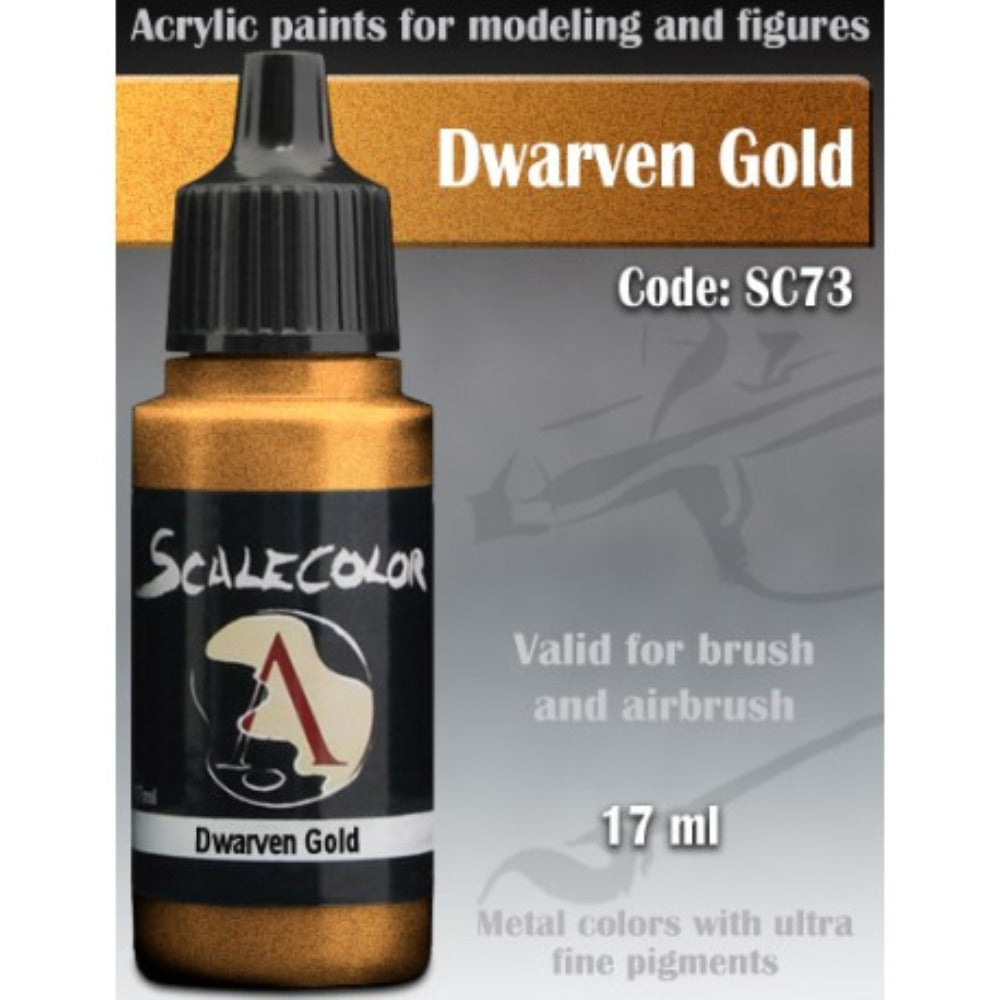 Scale 75 - Scalecolor Dwarven Gold (17 ml) SC-73 Acrylic Paint
