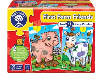 Orchard Jigsaw - First Farm Friends 2x12 Piece Jigsaw
