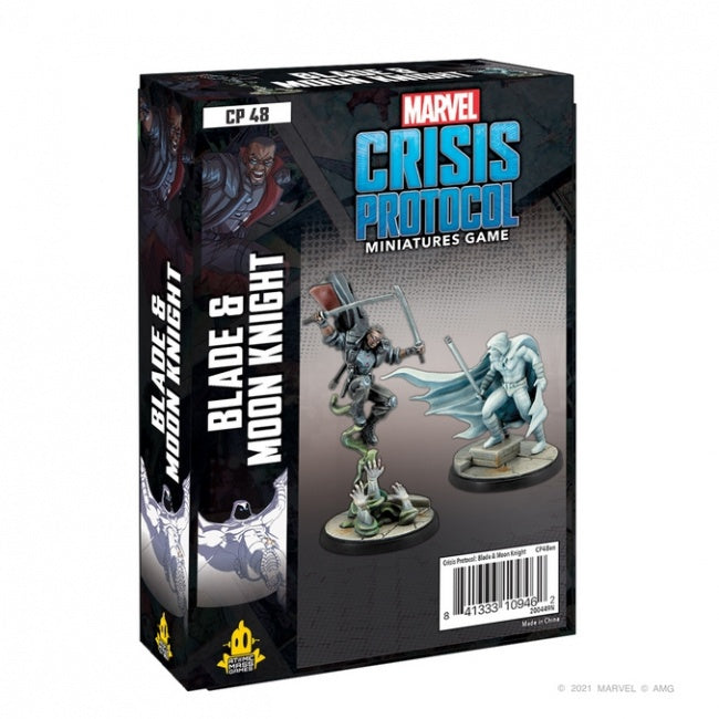 Marvel Crisis Protocol Miniatures Game Blade and Moon Knight