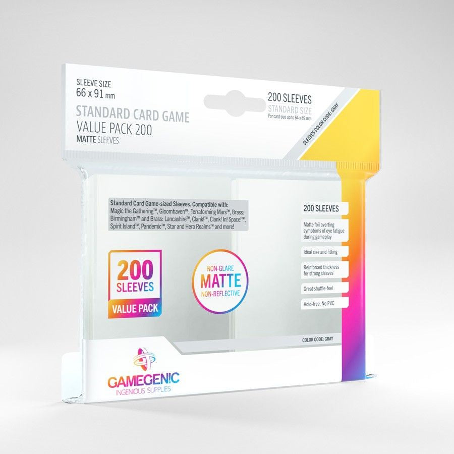 Gamegenic - Matte Value Pack Standard 200