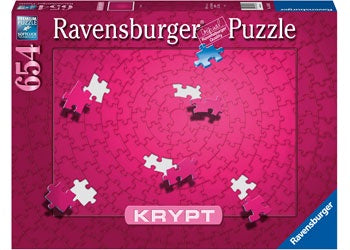 Ravensburger - Krypt Pink Spiral Puzzle 654 Piece Jigsaw