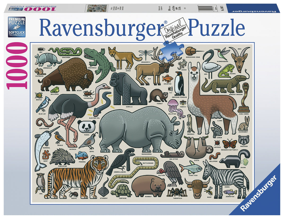 Ravensburger Your Wild Animal 1000 Piece Jigsaw