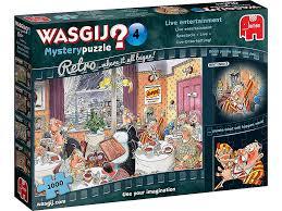 Live Entertainment: Wasgij Mystery 4 Retro 1000 Pc Jigsaw - Jumbo - Good Games