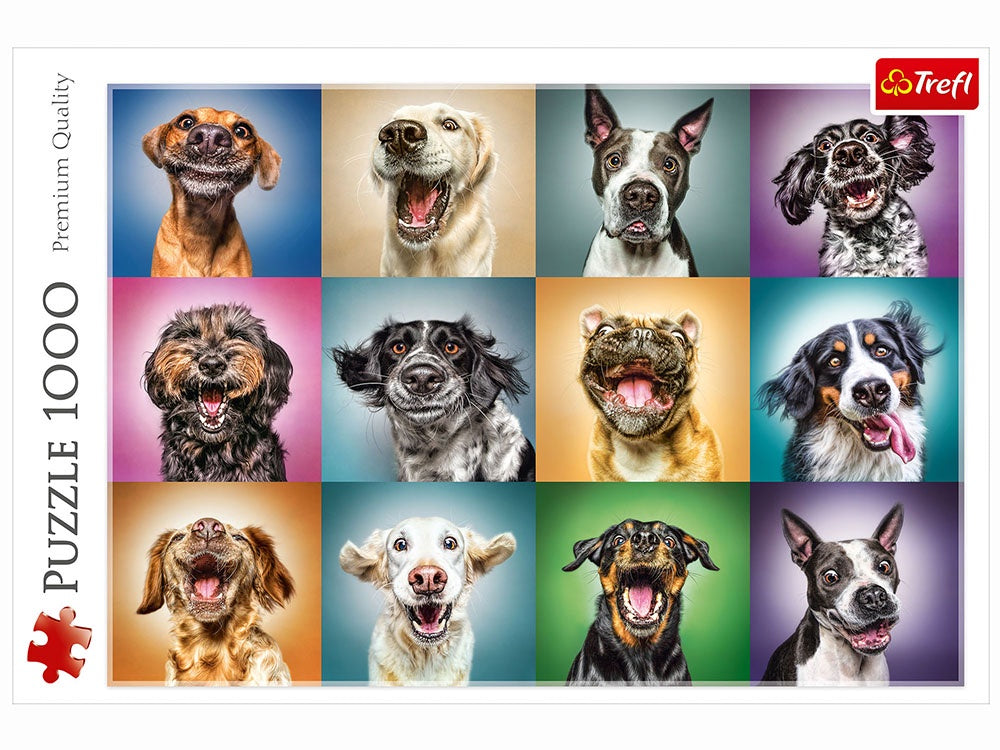 Trefl - Crazy Dog Portraits 1000 Piece Jigsaw