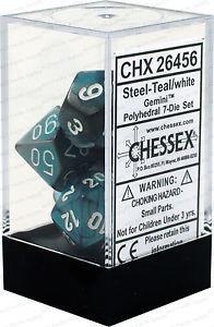 Chx 26456 Gemini Steel Teal With White (7) - Good Games
