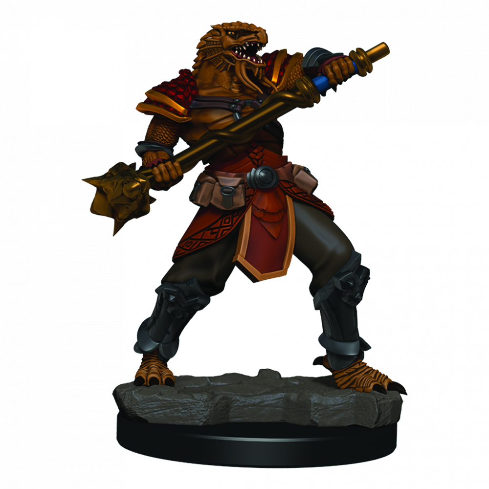 Dungeons &amp; Dragons Premium Painted Figures Male Dragonborn Fighter