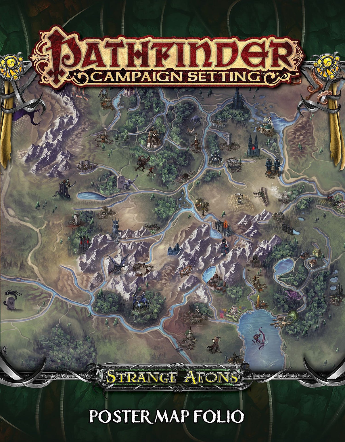 Pathfinder First Edition Campaign Setting Strange Aeons Poster Map Folio (Preorder)