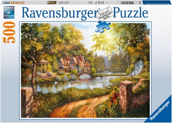 Ravensburger - Cottage by the River 500 Piece Jigsaw