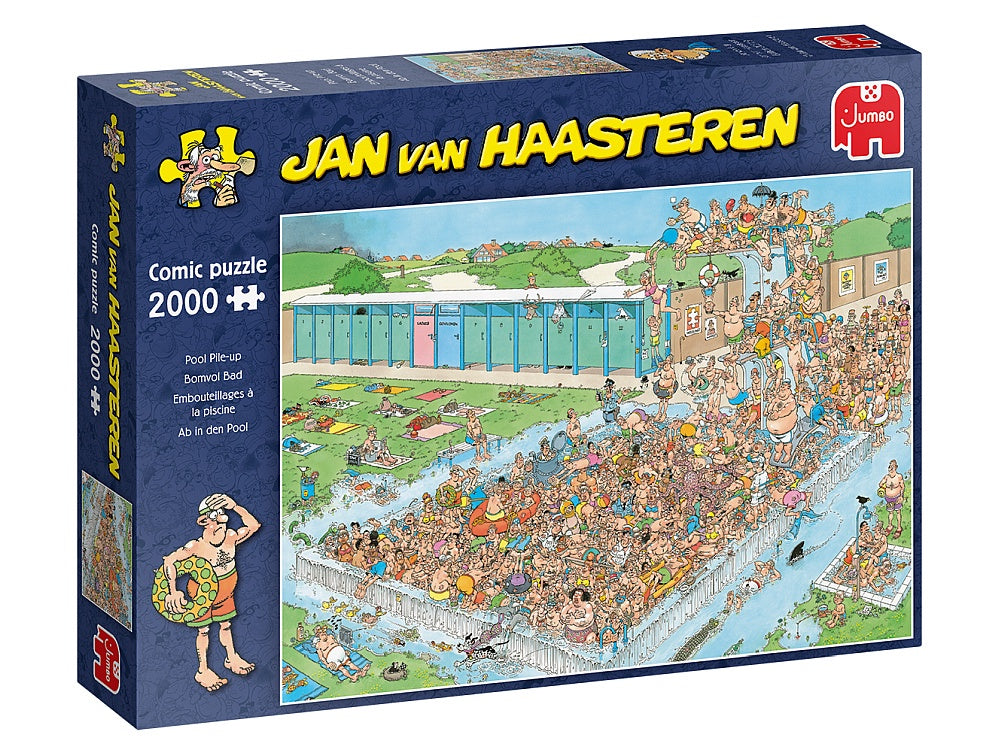Jumbo Jan Van Haasteren Pool Pile-Up 2000 Piece Jigsaw