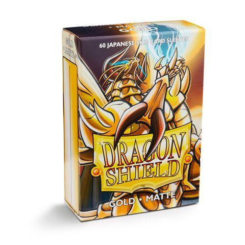 Sleeves Dragon Shield Box 60 Gold Matte - Good Games