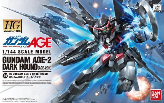 Bandai Large Viewlarge View Hg 1/144 Gundam Age-2 Dark Hound