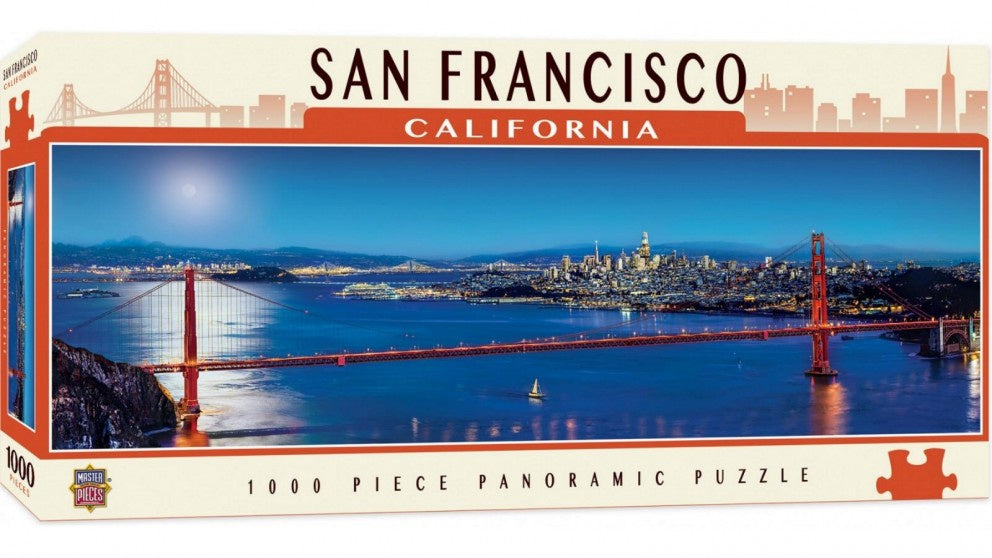Masterpieces City Panoramic San Francisco 1000 Piece Jigsaw Puzzle