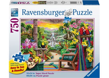 Ravensburger - Tropical Retreat 750 Piece Large Format Jigsaw