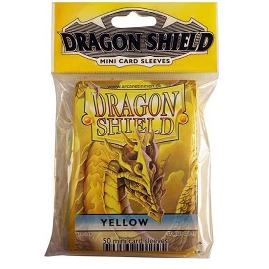 Dragon Shield Mini Sleeves Yellow - Good Games