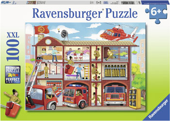 Ravensburger - Firehouse Frenzy - 100 Piece Jigsaw