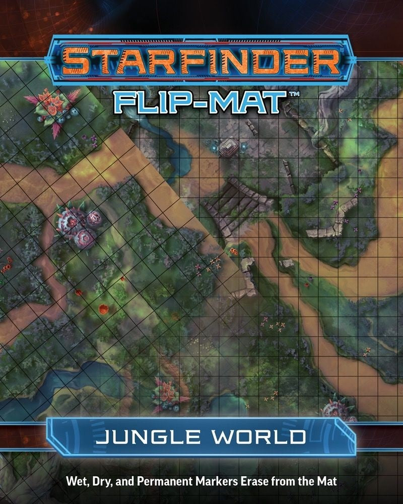 Starfinder RPG Flip Mat Jungle World