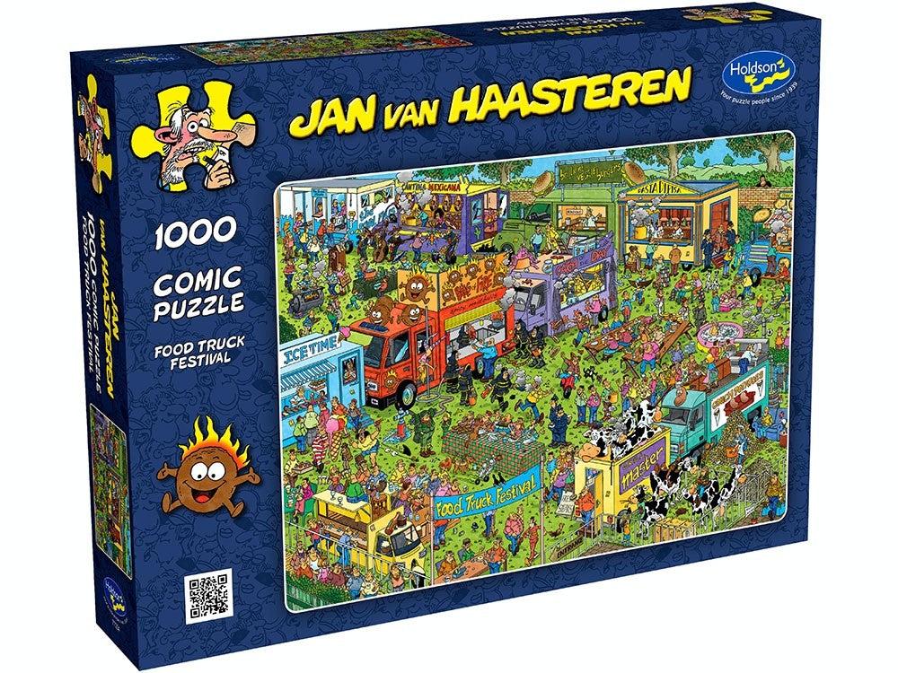 Jan Van Haasteren 1000 Piece Jigsaw Food Truck Festival