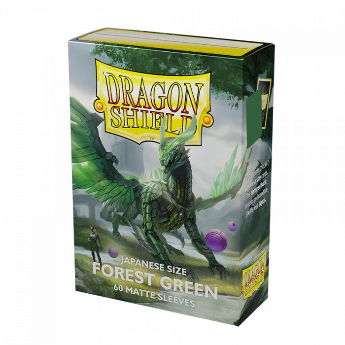 Dragon Shield - Sleeves Forest Green Matte Japanese Size (60)