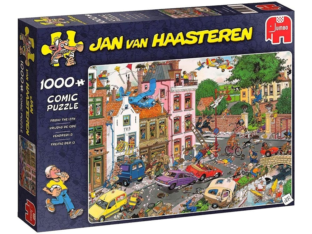 Friday The 13th Jan Van Haasteren 1000 Piece Jigsaw Jumbo