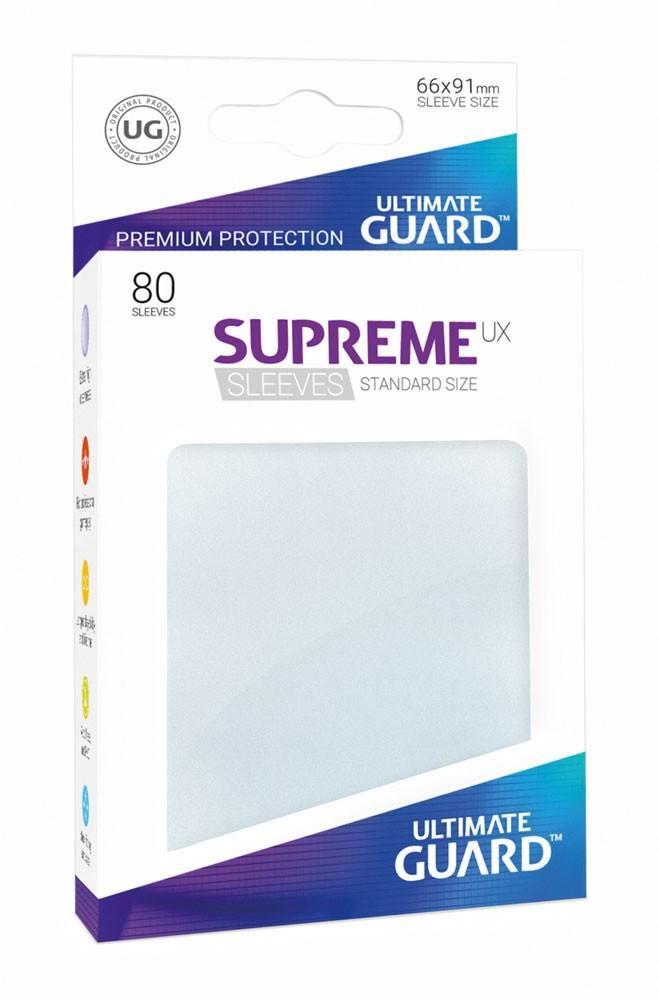 Sleeves Ultimate Guard Supreme Ux Sleeves Standard Size Frosted (80) - Good Games