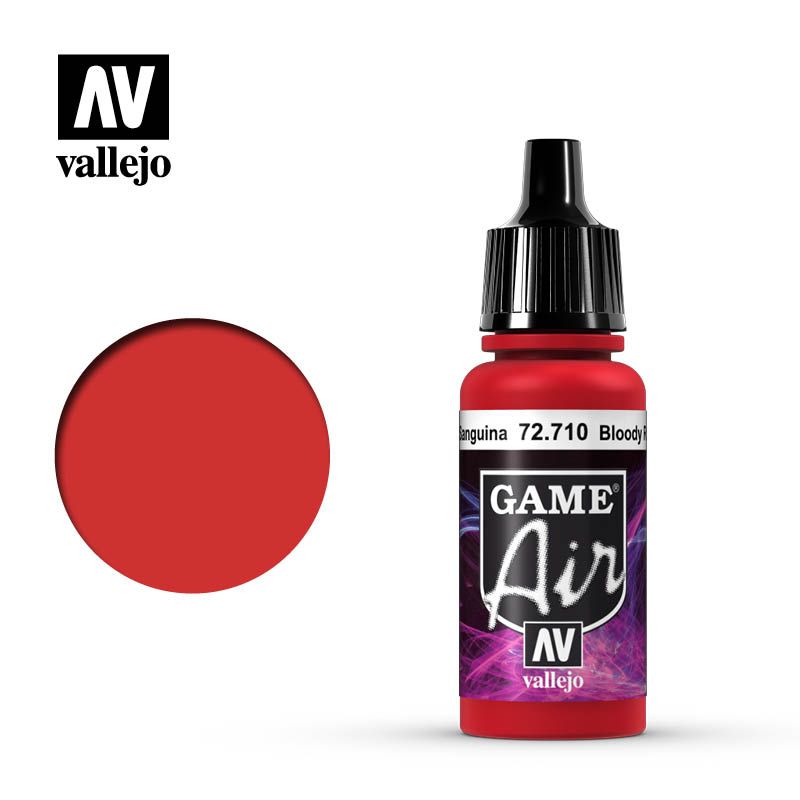 Vallejo Game Air - Bloody Red 17ml Acrylic Paint (AV72710)