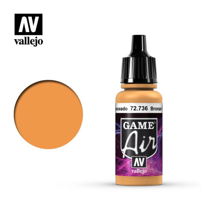 Vallejo Game Air - Bronze Fleshtone 17ml Acrylic Paint (AV72736)