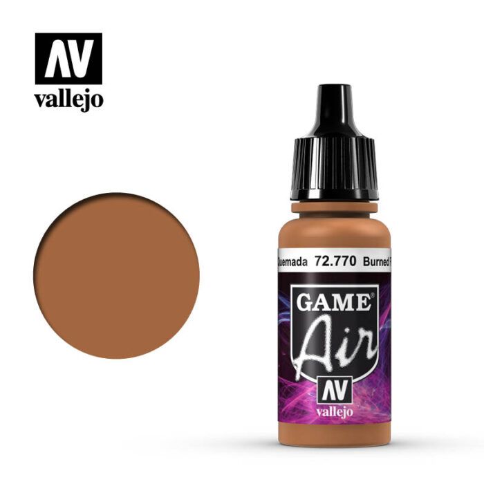 Vallejo Game Air - Burned Flesh 17ml Acrylic Paint (AV72770)