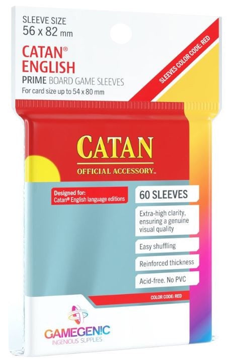 Gamegenic Prime Board Game Sleeves - Catan English