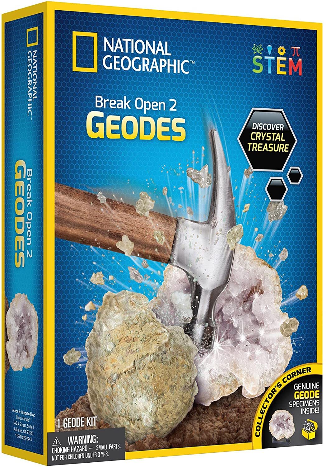 National Geographic - Break Open 2 Real Geodes Kit