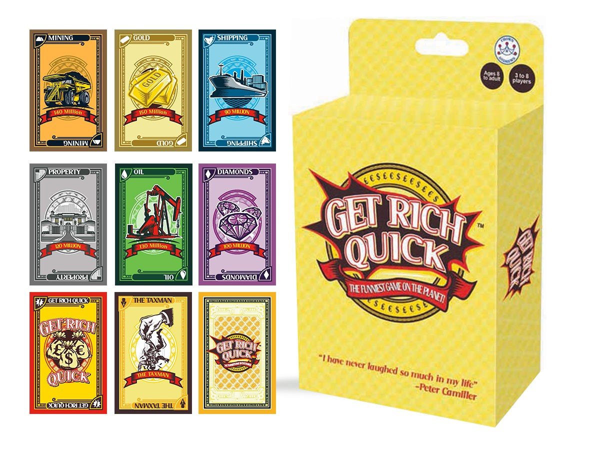 Get Rich Quick Card Game - Good Games