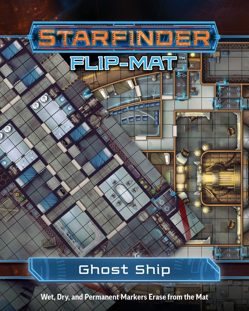 Starfinder Flip Mat Starship Ghost Ship