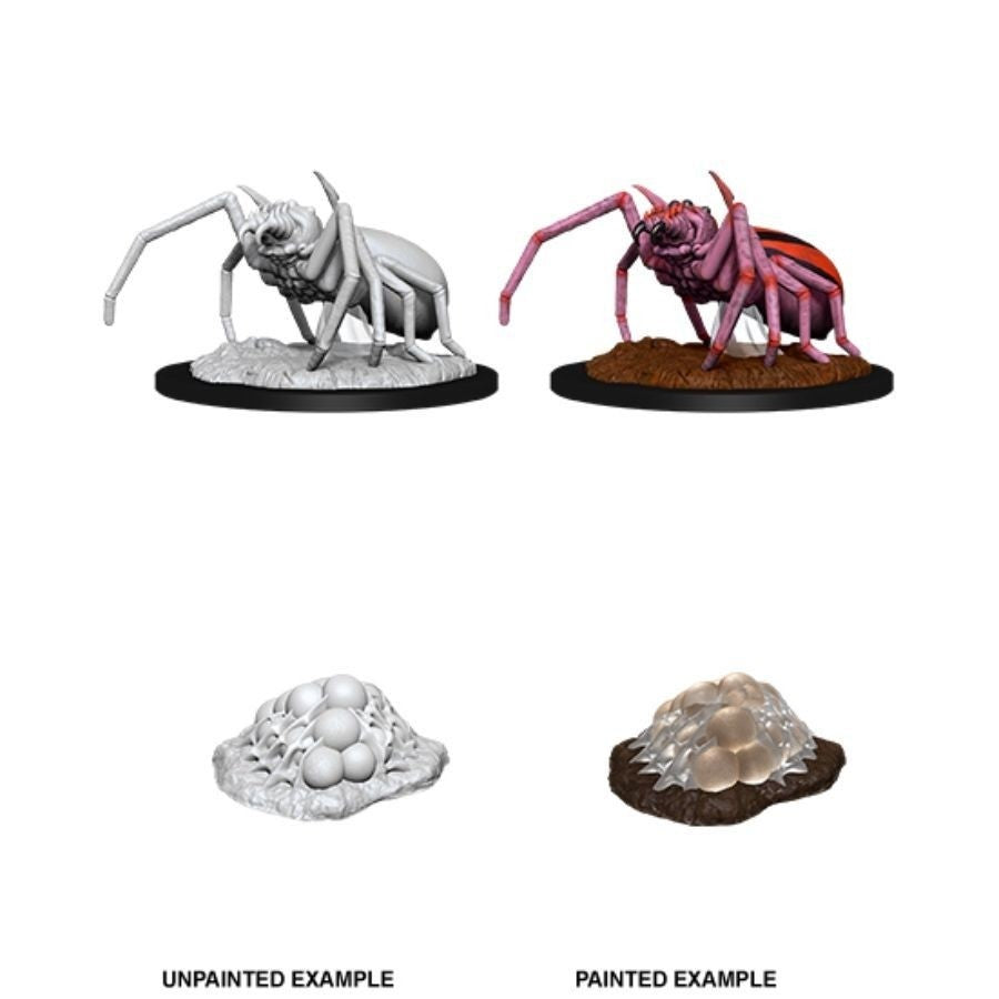 Dungeons &amp; Dragons - Nolzurs Marvelous Unpainted Miniatures Giant Spider &amp; Egg Clutch