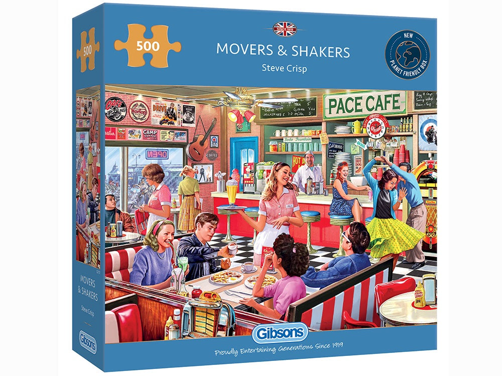 Gibsons - Movers &amp; Shakers 500 Piece Jigsaw