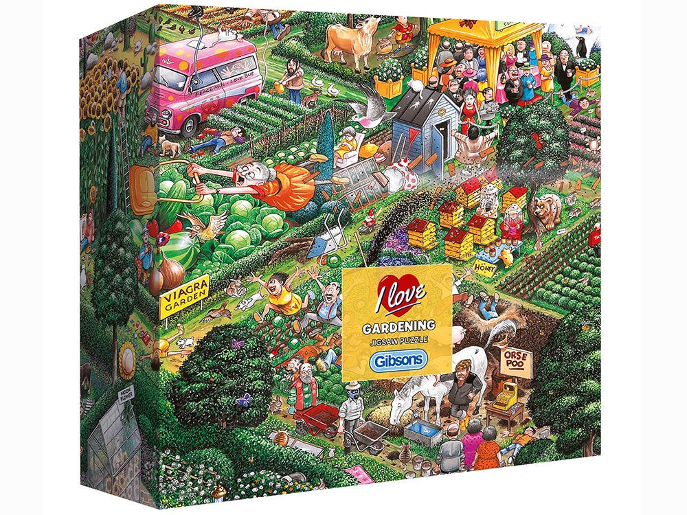 Gibsons - I Love Gardening Gift Box 500 Piece Jigsaw