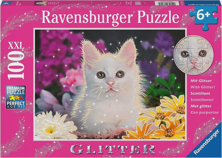 Ravensburger - Glitter Cat 100 Piece Jigsaw