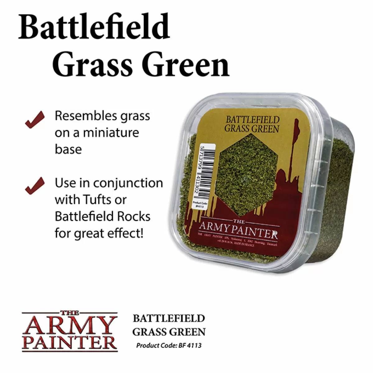 Army Painter - Battlefields Grass Green Flock