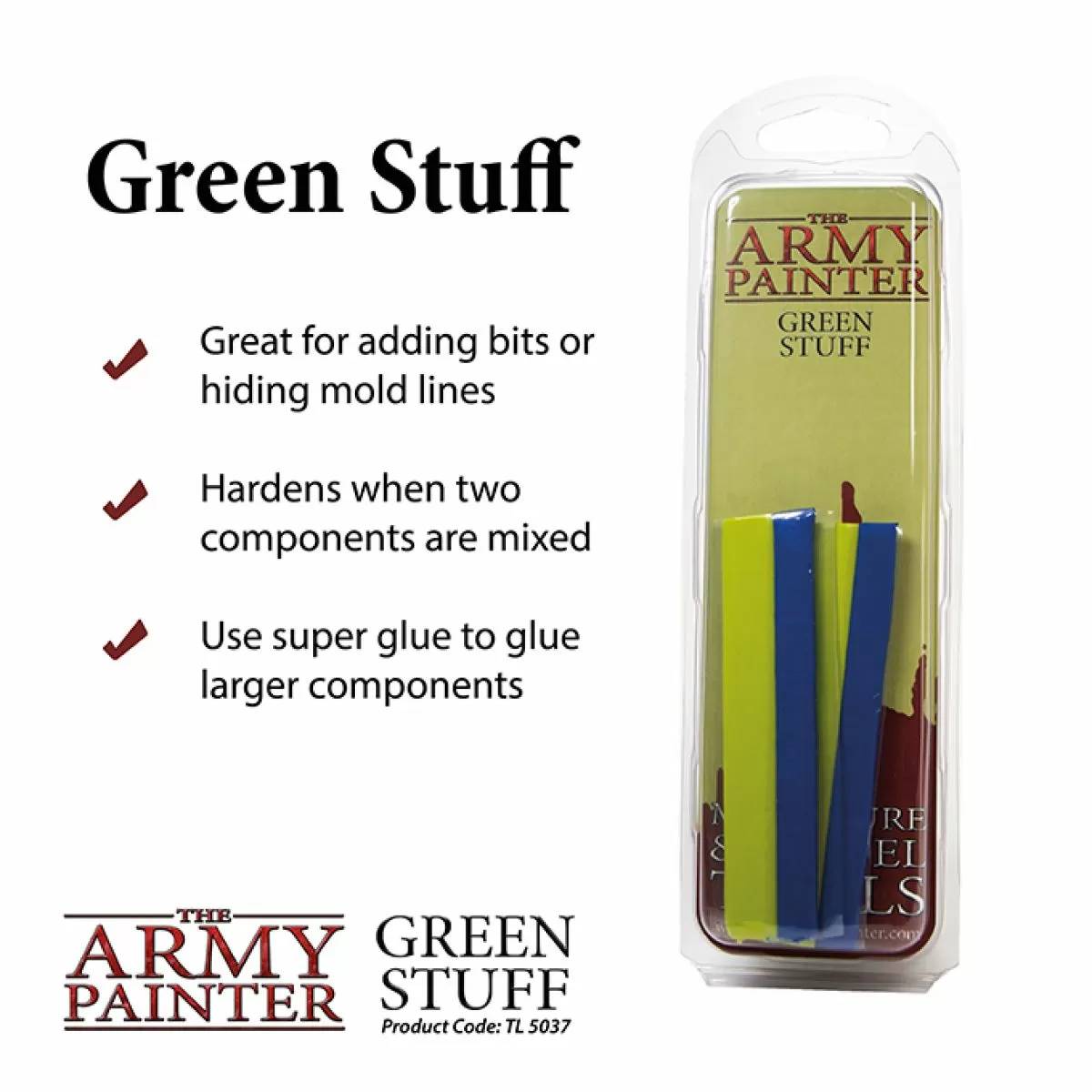 Army Painter Green Stuff (New Packaging)