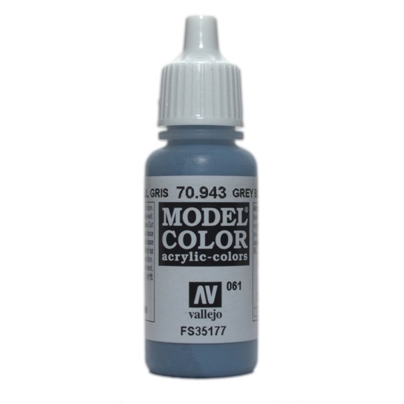 Vallejo Model Colour - Grey Blue 17ml Acrylic Paint (AV70943)