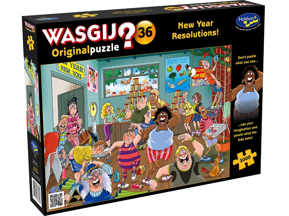 Wasgij Original 36 New Years Resolution 1000 Piece Jigsaw