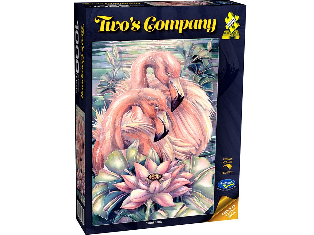 Holdson Twos Company Think Pink 1000 Piece Jigsaw
