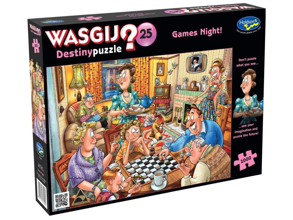 Wasgij Destiny 25 Games Night 1000 Piece Jigsaw