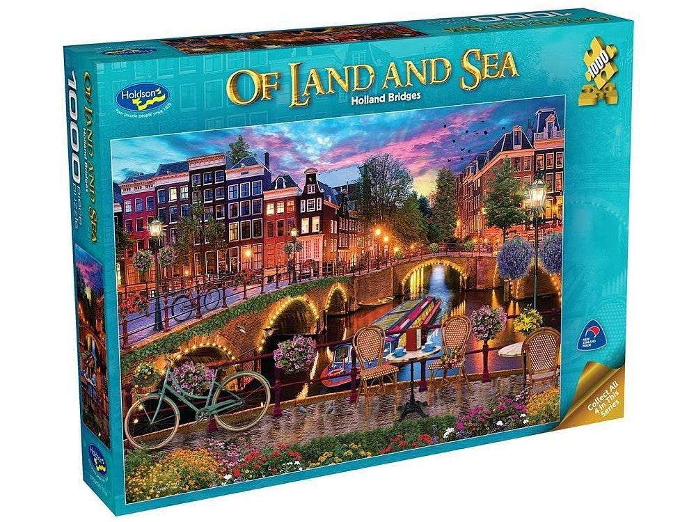 Holdson Of Land &amp; Sea 2 Holland Bridges 1000 Piece Jigsaw