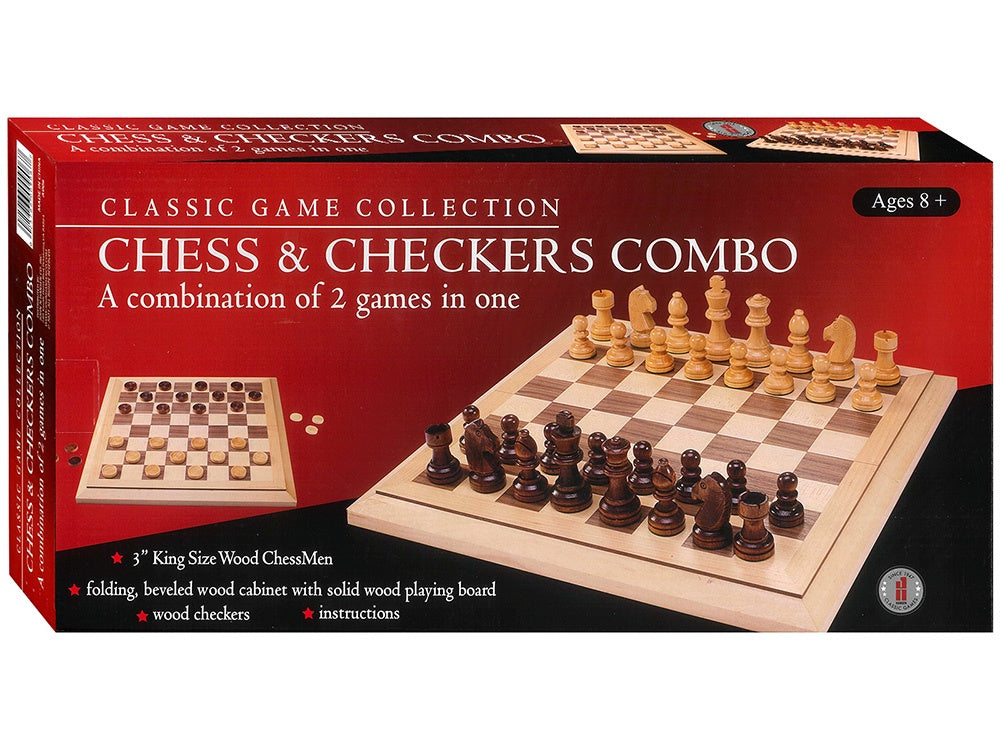 Chess &amp; Checkers 15 Bevel Edge